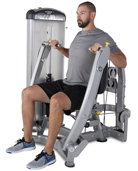 The machine chest press is a machine-based exercise targeting the chest. It approximates the motion of a bench press but is usually performed facing forward and seated upright. Many machines offer multiple grip options, such as overhand, neutral (palms facing), or underhand. The chest press is often performed for moderate to high reps, such as ... 